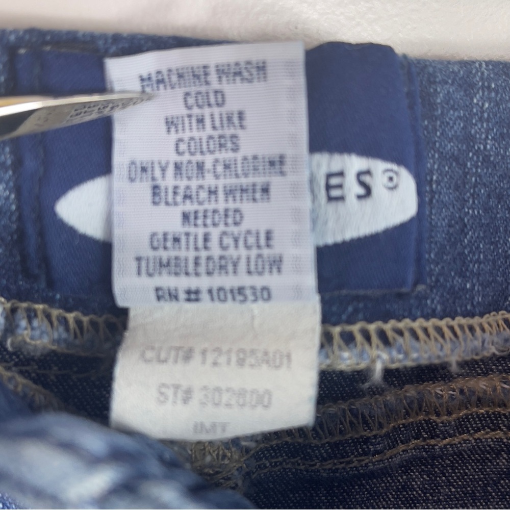 L.A. Blues Vintage Y2K 90s Zip Front Denim Jean Skirt Grunge Streetwear Size 10 - Picture 13 of 14